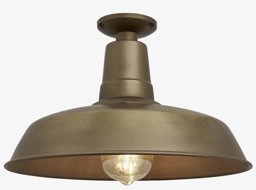 Barn Farmhouse Flush Mount - Industville Vintage Industrial Flush Mount Farmhouse, transparent png #4973067