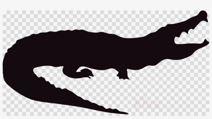 Alligator Silhouette Clipart Alligators Crocodile Clip - Do Not Feed The Alligator Sign, transparent png #4973229
