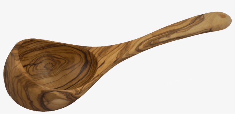 Olive Wood Soup Ladle - Wood, transparent png #4974777