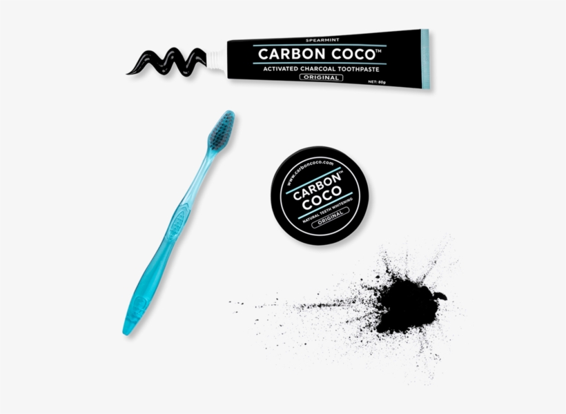 Carbon Coco Naturalny Proszek Wybielający Zęby, transparent png #4975495