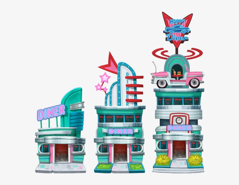 Business American Diner Level 1to3 - Business, transparent png #4975723