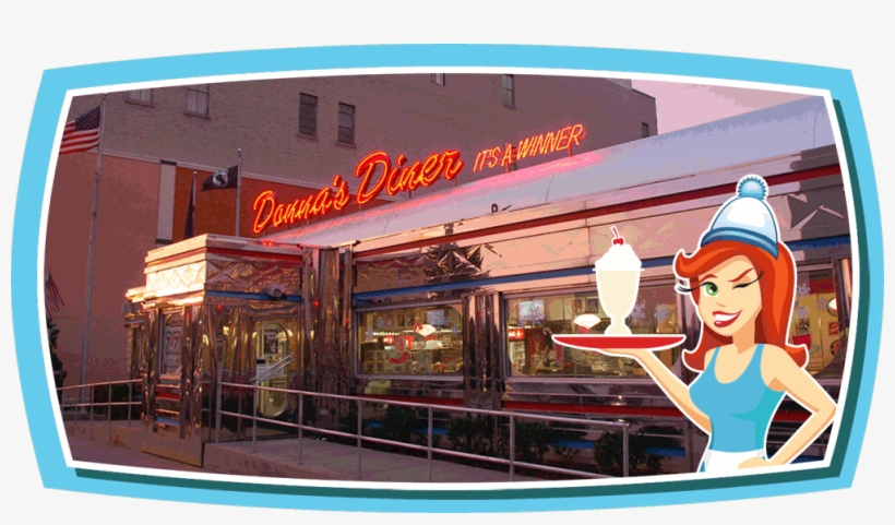 Donna's Diner In Sharon Pennsylvania - Donna's Diner, transparent png #4975766