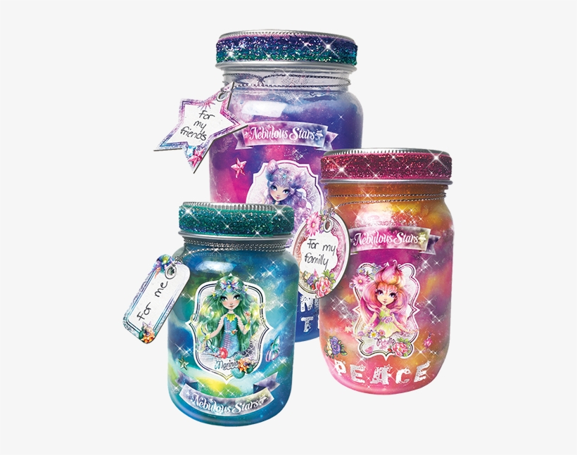 Nebulous Stars Galaxy Wish Jars, transparent png #4977984