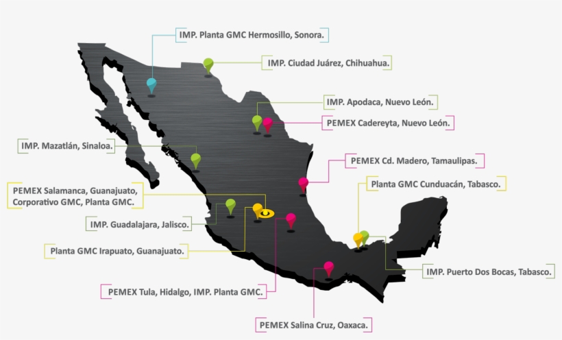 Un Óptimo Surtimiento En Los 32 Estados, Además De - Mexico Silhouette, transparent png #4978036