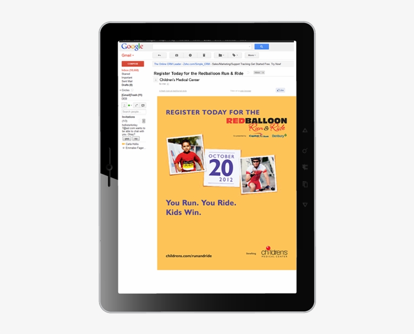 "red Ballon Run" Email Blast On Behance - Web Page, transparent png #4978038