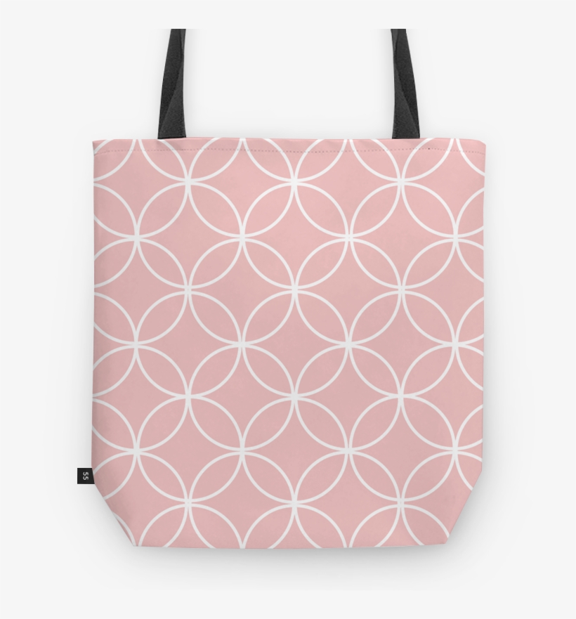 Bolsa Geometria Circular Rose Quartz De Tâmara Horstina - Tote Bag, transparent png #4979000