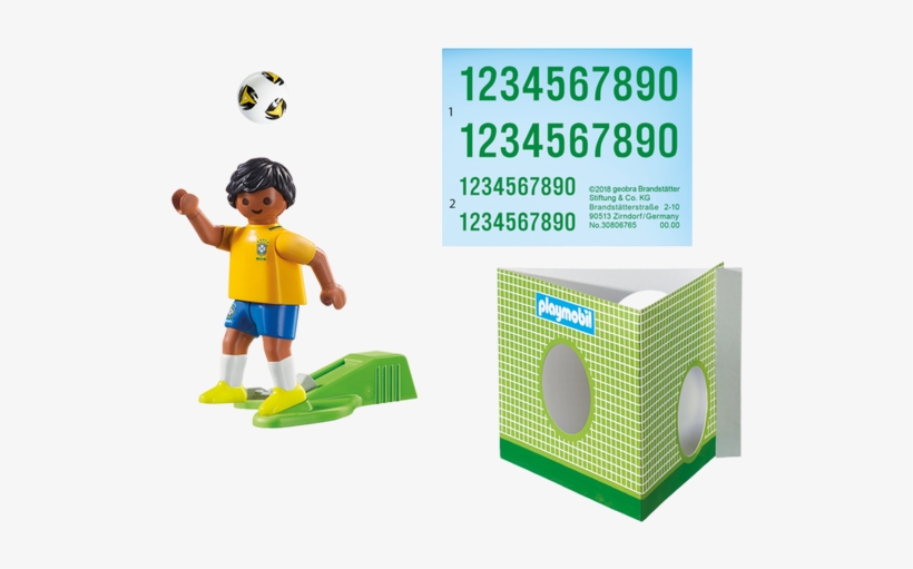 Promotion Ends In - Playmobil 6896 Sports And Action Football Player Spain, transparent png #4980519