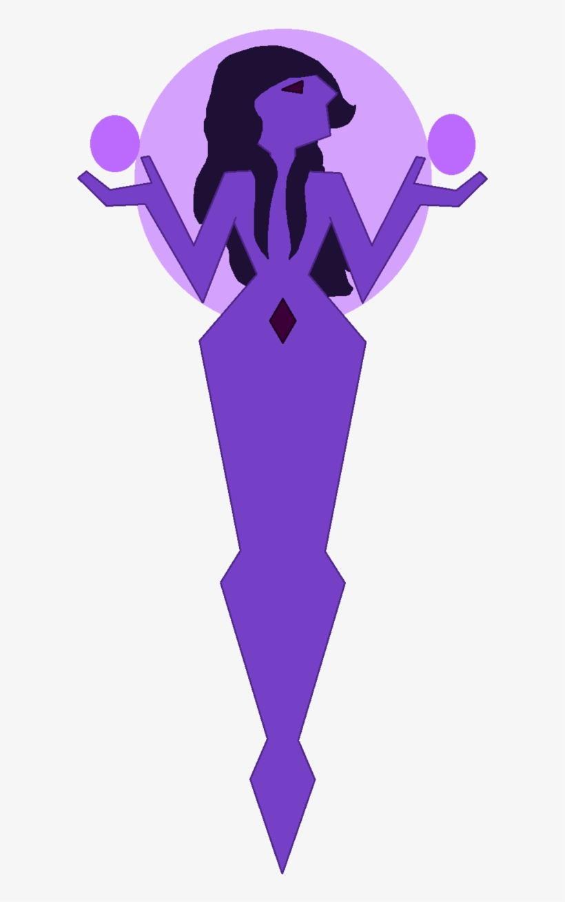 Purple Diamond Png - Steven Universe Base Mural, transparent png #4980850