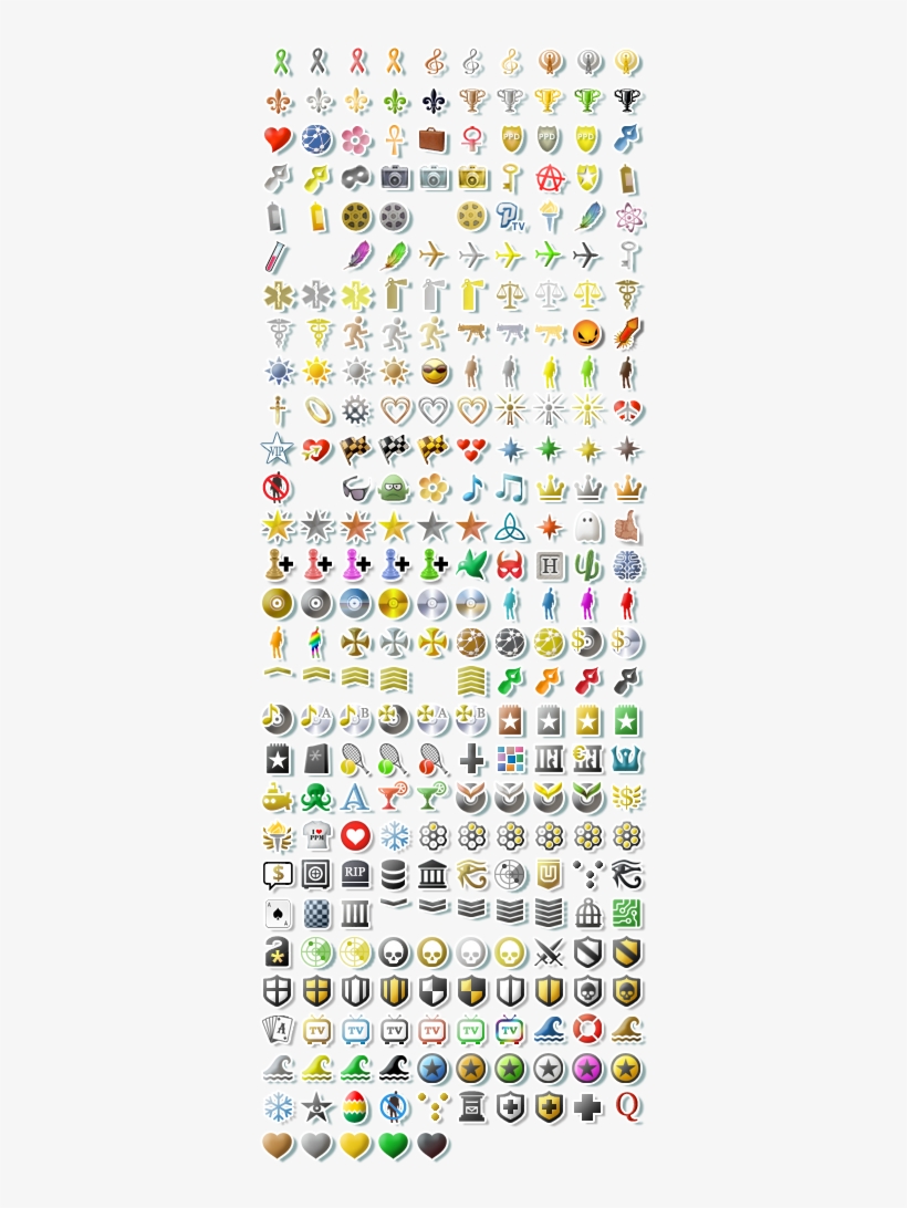 File Containing All Of The Achievements Icons) - Icon, transparent png #4980996