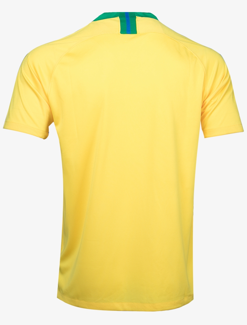 The Brazil Soccer Team Has Been Wearing Yellow Home - Polo Shirt, transparent png #4981125