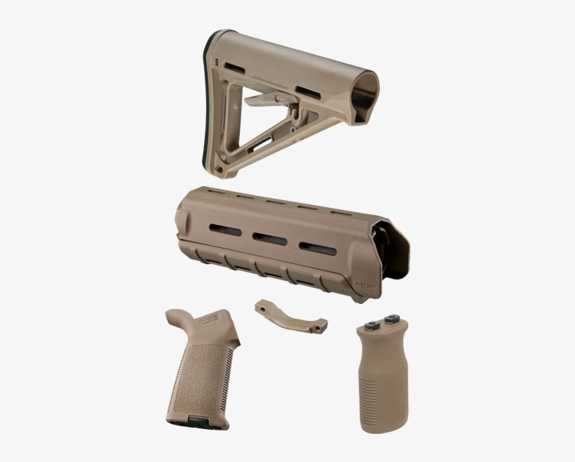 Picture Of Magpul Moe Carbine Furniture Kit - Magpul Furniture Kit Mp15, transparent png #4981182