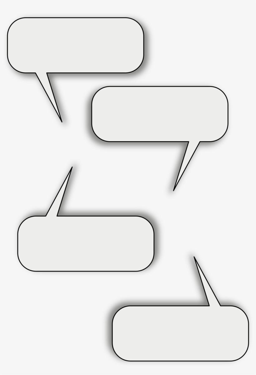 Big Image - Speech Balloon, transparent png #4982061