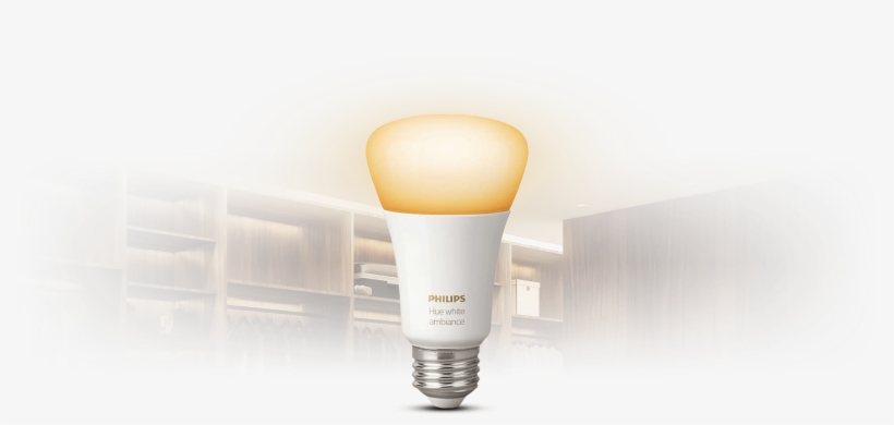 Lighting - Philips Hue 9.5-watt E27 Bulb (white Ambiance), transparent png #4982854