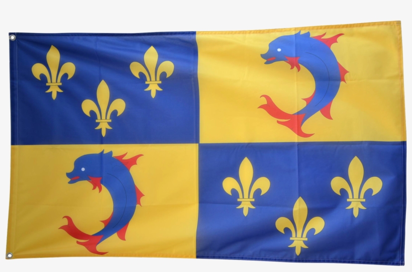 Drapeau France Dauphiné - Flag: Region Daupiné In France, transparent png #4982858