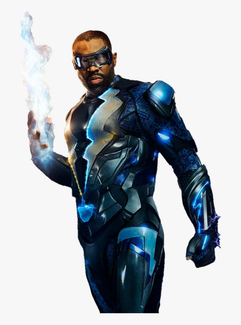 Black Lightning Png - Dc Black Lightning Cw, transparent png #4982934