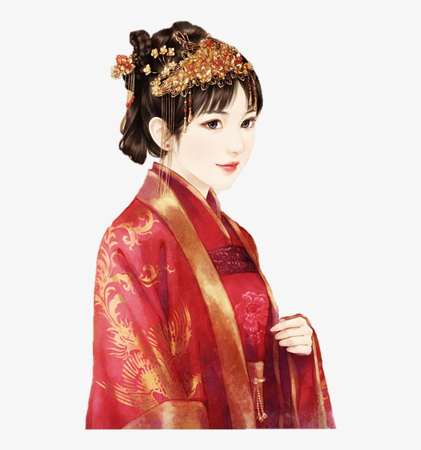 Asian Beauty, Chinese, Fantasy, Illustration Art - Ancient Chinese Girl Boy Art, transparent png #4983437