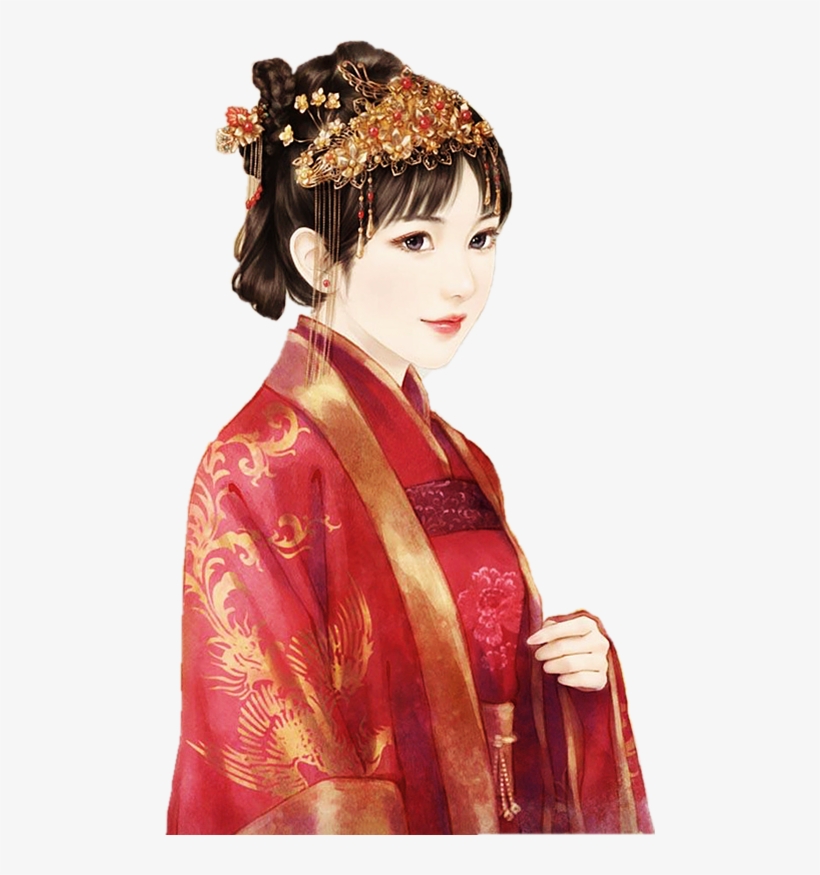 Asian Beauty, Chinese, Fantasy, Illustration Art - Ancient Chinese Girl Boy Art, transparent png #4983437