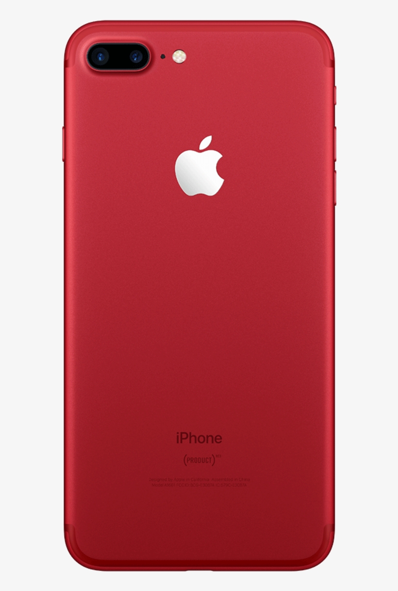 Iphone Back Png - Iphone 7 Plus Red, transparent png #4983564