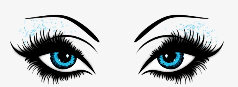 Header Menu - Cartoon Drag Queen Eyes, transparent png #4983990