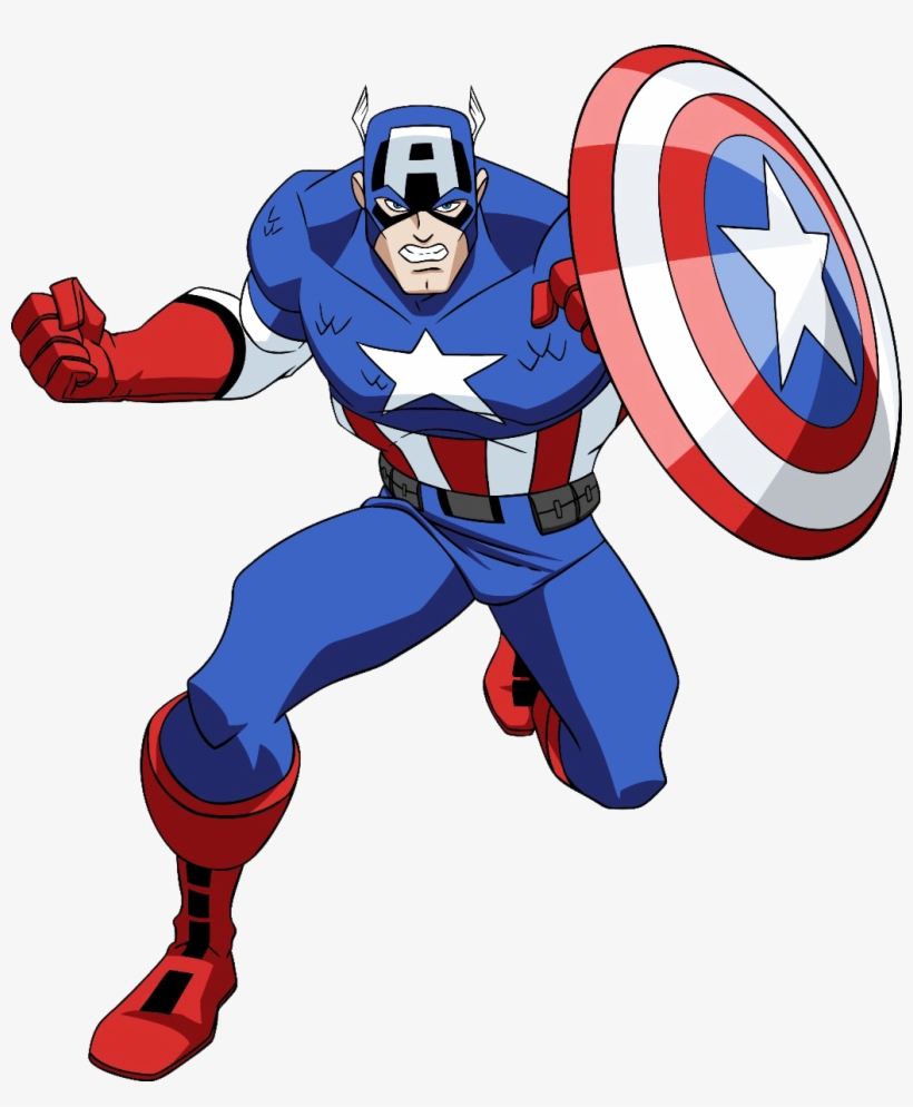 Os Vingadores Em Png - Captain America Comic Transparent, transparent png #4984198