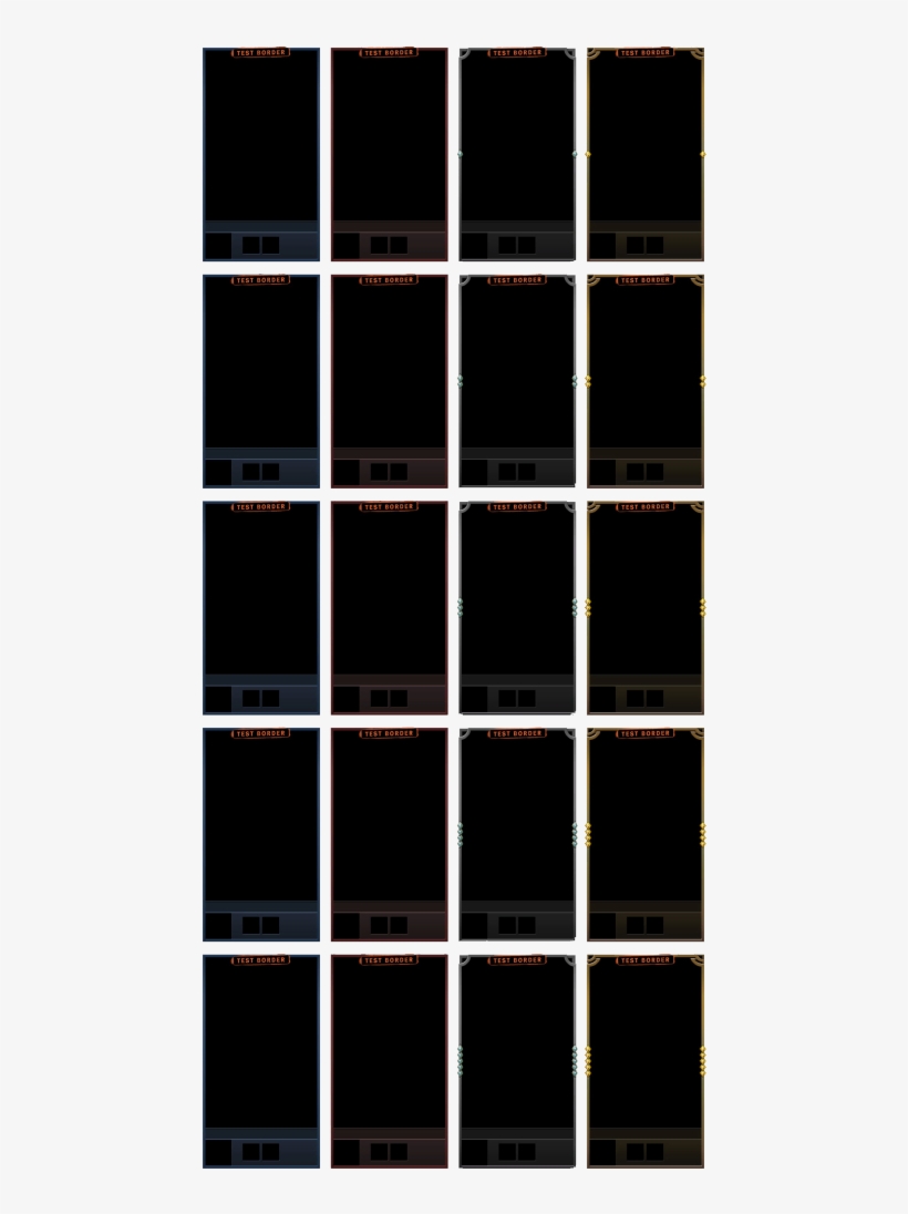 Borders Unrated To Gold - Darkness, transparent png #4985370