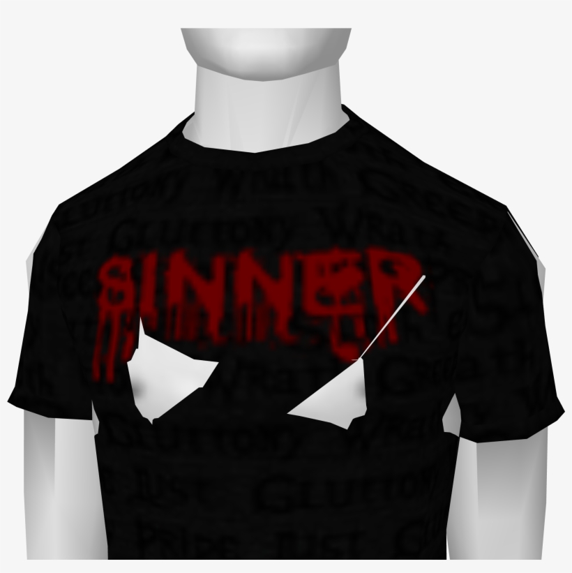 7 Deadly Sins - T-shirt, transparent png #4985633