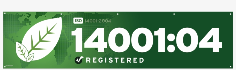 Iso 14001 2004 Banner - Iso 14001:04 Flags 3x5 Feet, transparent png #4985723