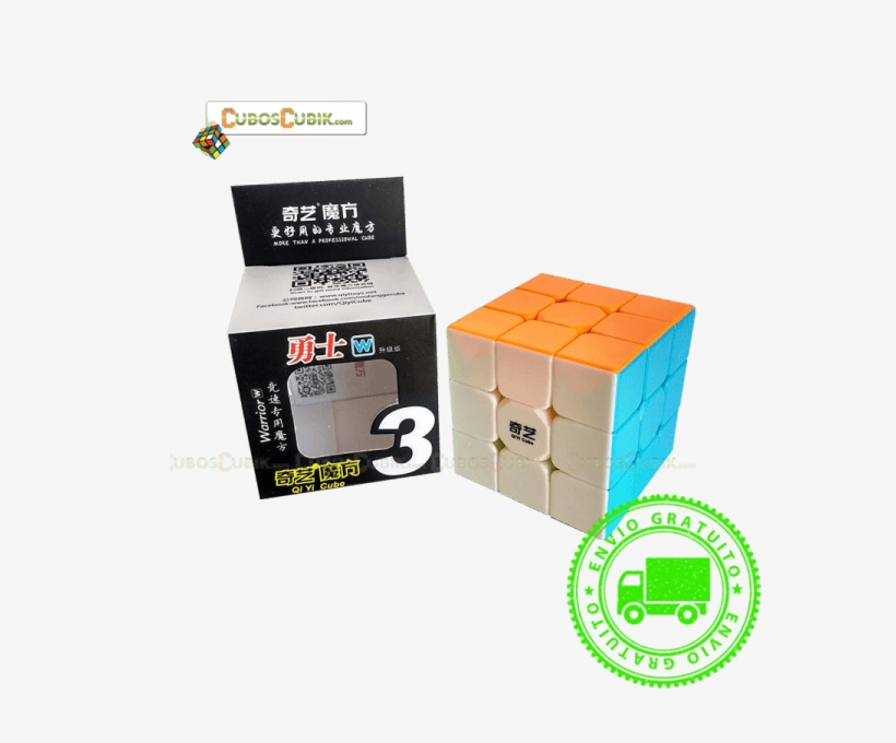 Cubos Rubik Mfg Warrior Colored Envío Gratis - Qiyi Warrior W 3x3, transparent png #4985767