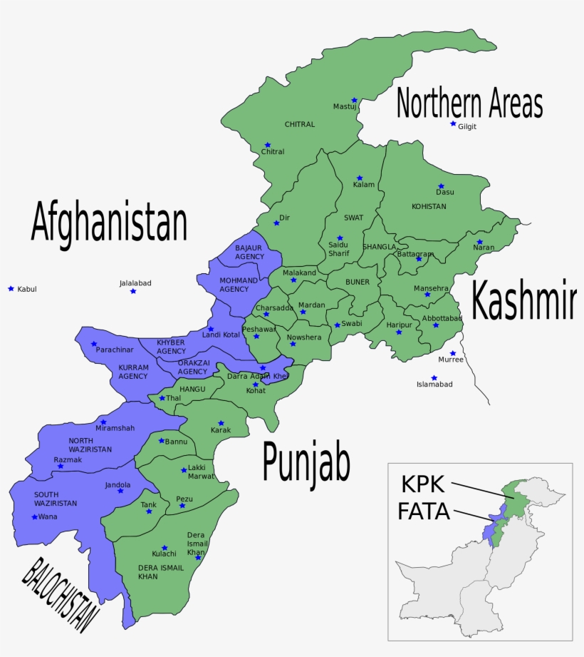 Open - North Of Pakistan Map, transparent png #4985983
