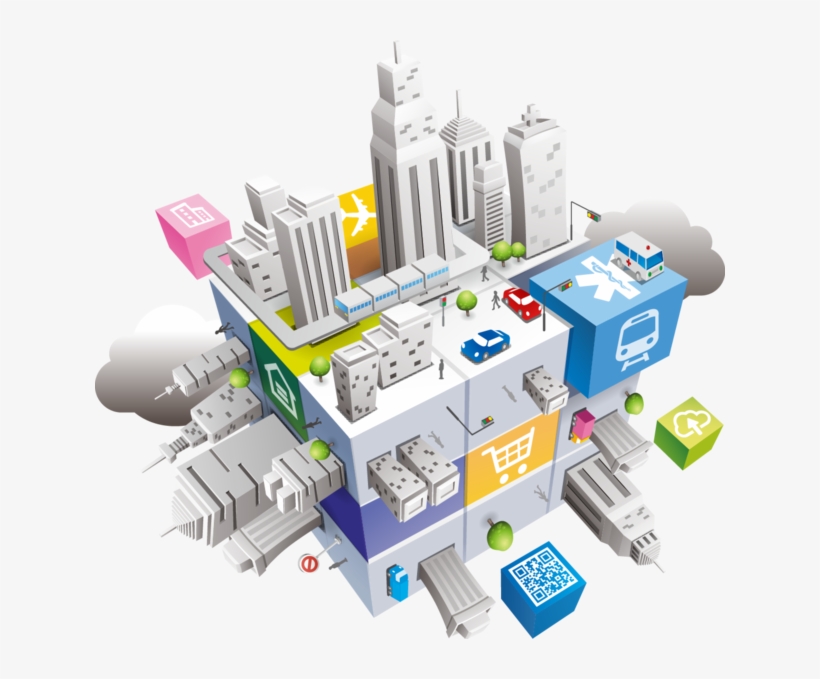 Smart City Cube - El Internet De Las Cosas Png, transparent png #4986267