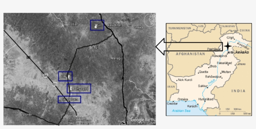 Map Of Pakistan Showing Study Area - Pakistan: A History Of Violence [book], transparent png #4986526