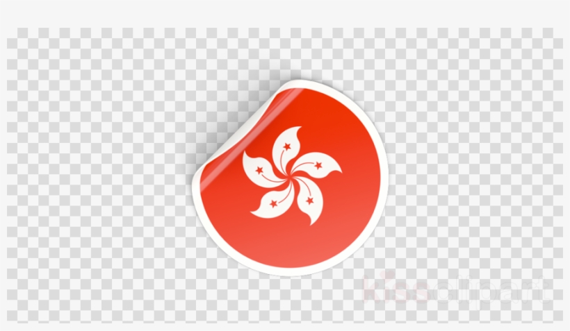 Hong Kong Flag Clipart Flag Of Hong Kong Logo - Hong Kong Flag Rectangle Car Magnet, transparent png #4987539