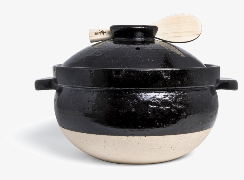 Donabe Kamadosan Rice Cooker, Large-0 - Hase Ceramics Ct-03 Kamadosan Clay Rice Cooker 33 Ounces, transparent png #4987642