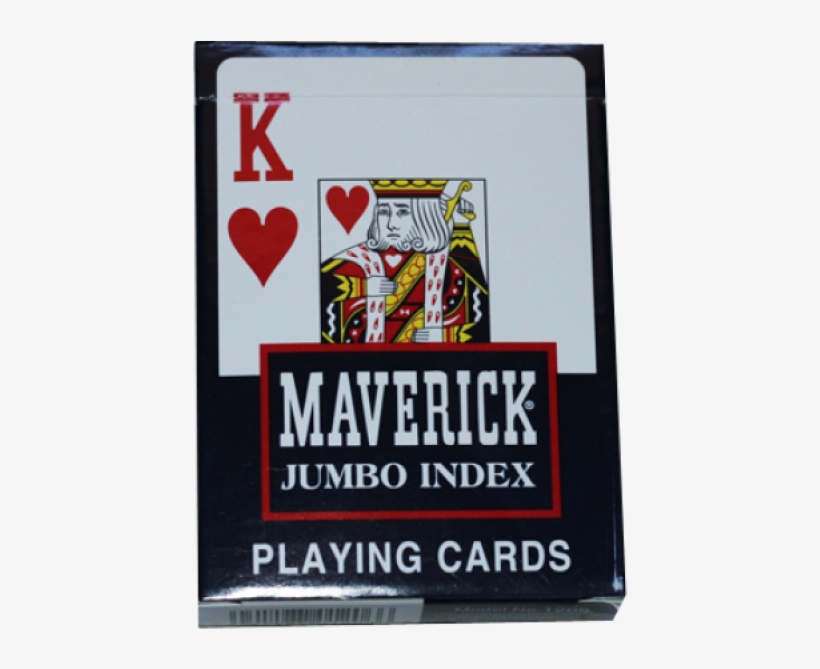 Baralho Maverick Jumbo Azul Para Jogo De Cartas - Maverick Jumbo Playing Cards, 2 Decks, transparent png #4987943