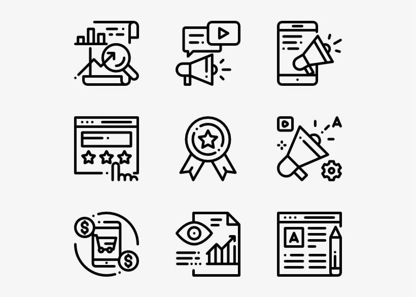 Digital Marketing - Design Vector Icon, transparent png #4988064