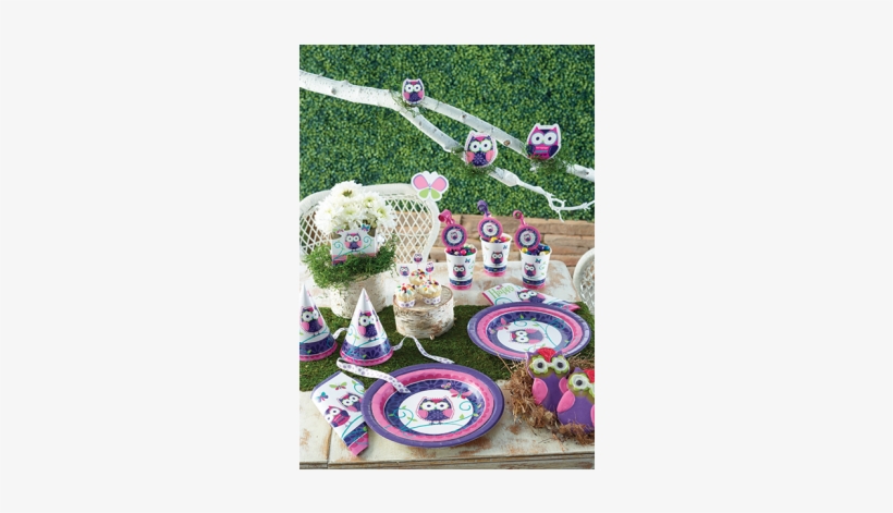 Buhos - Owl Party Plates, transparent png #4992095