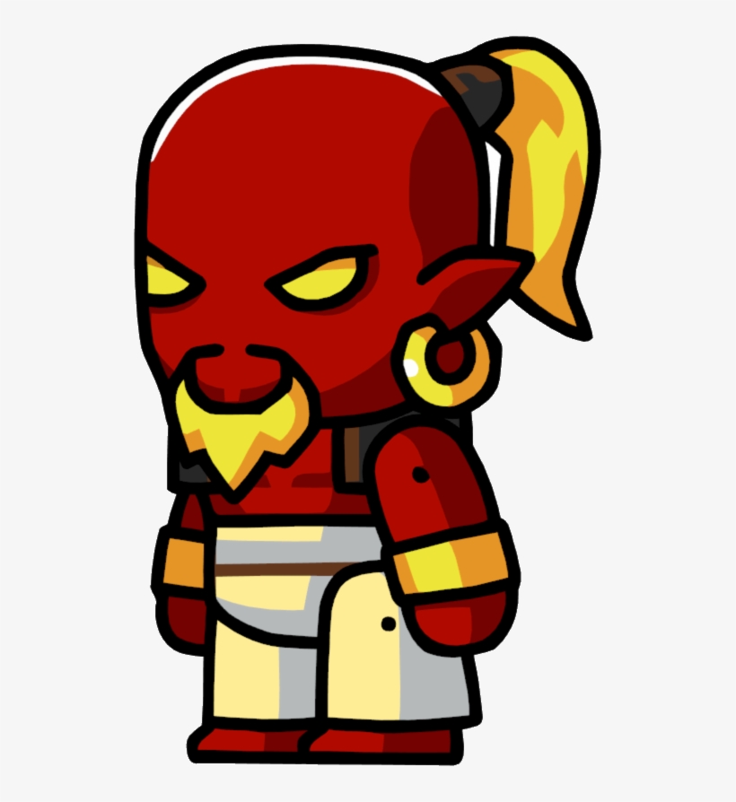 Ifrit - Scribblenauts Monster, transparent png #4992249