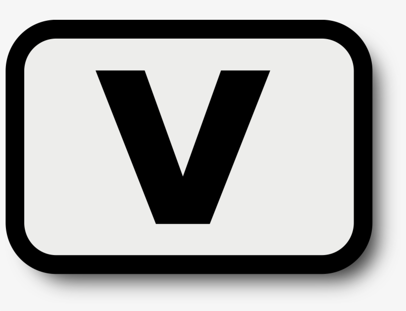 This Free Icons Png Design Of V Key, transparent png #4992252