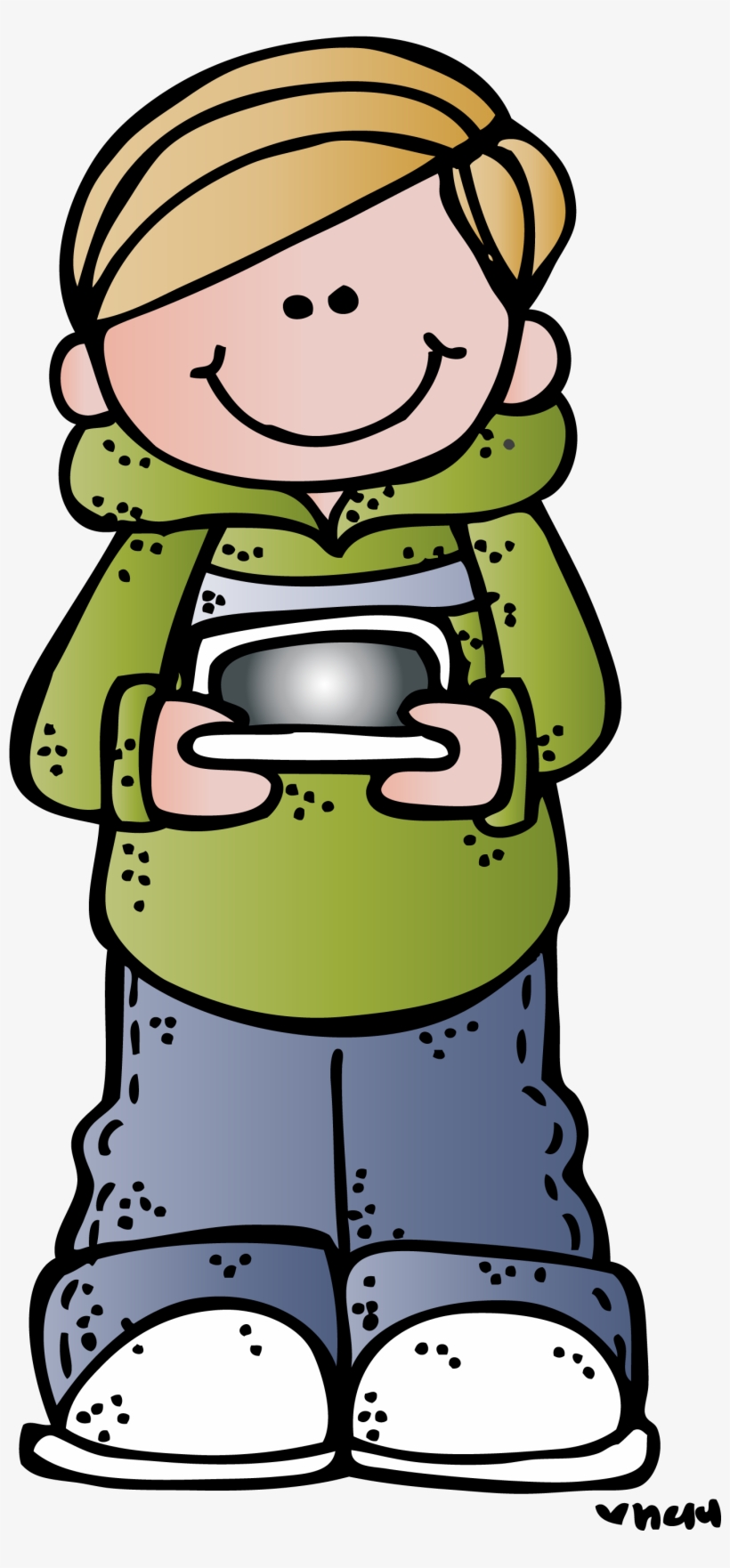 Pin By Erin Nawa On Cutesy Clip Art - Melonheadz Boy Clipart, transparent png #4992352