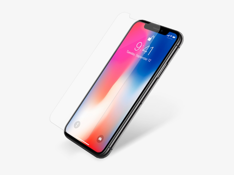 X-baze 2,5d Tempered Glass For Iphone X - Telephone, transparent png #4992359