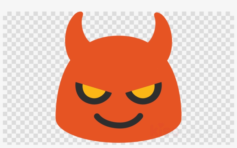 Devil Emoji Png Clipart Emoji Devil Clip Art - Red Ball Transparent Background, transparent png #4992681