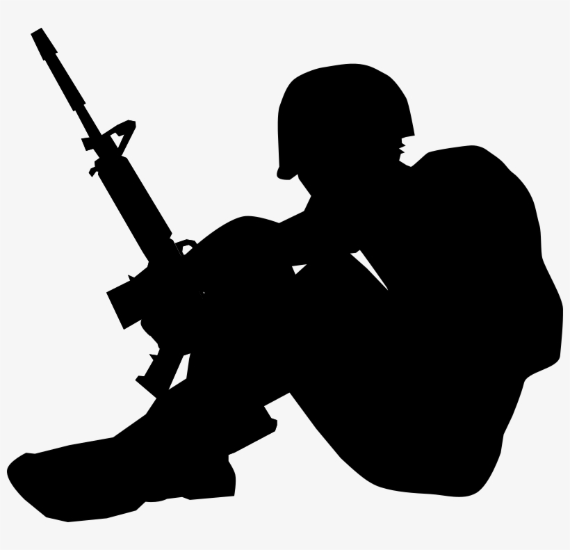 Medium Image - Sad Person Silhouette Png, transparent png #4993300