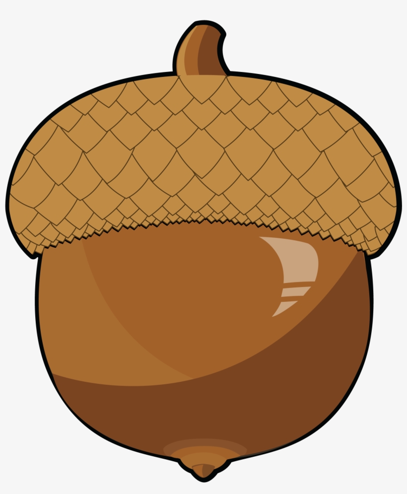 Acorn Clipart Food - Clip Art Acorn Png, transparent png #4993735
