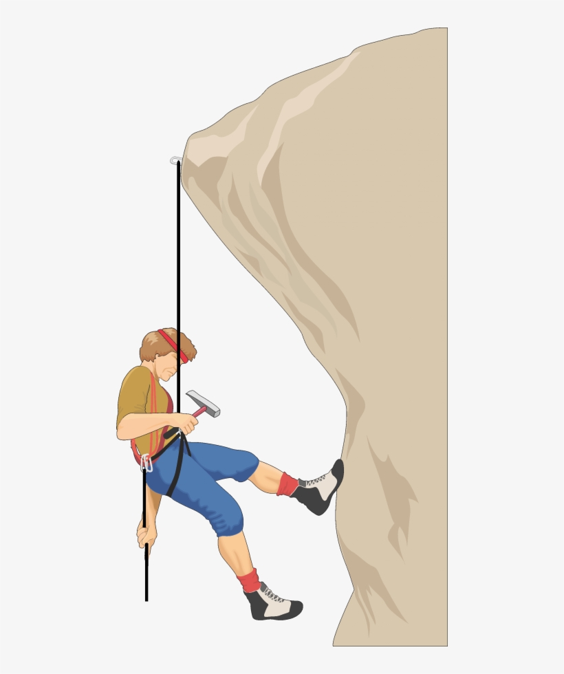 Mountain Climbing - Illustration, transparent png #4993872