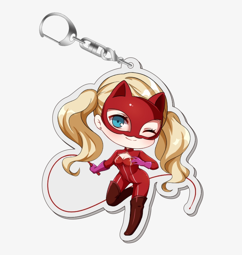 ペルソナ Persona5 Ren Amamiya Cute Acrylic Pendant Keychain - Pendant, transparent png #4995995