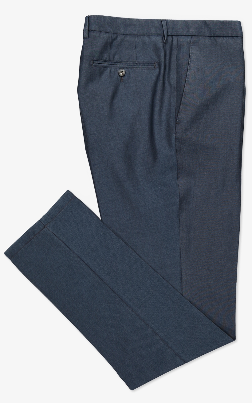K Suit Wool Silk Blue - Trousers, transparent png #4996458