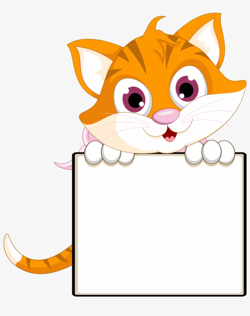 Cat Borders And Frames, transparent png #4997043