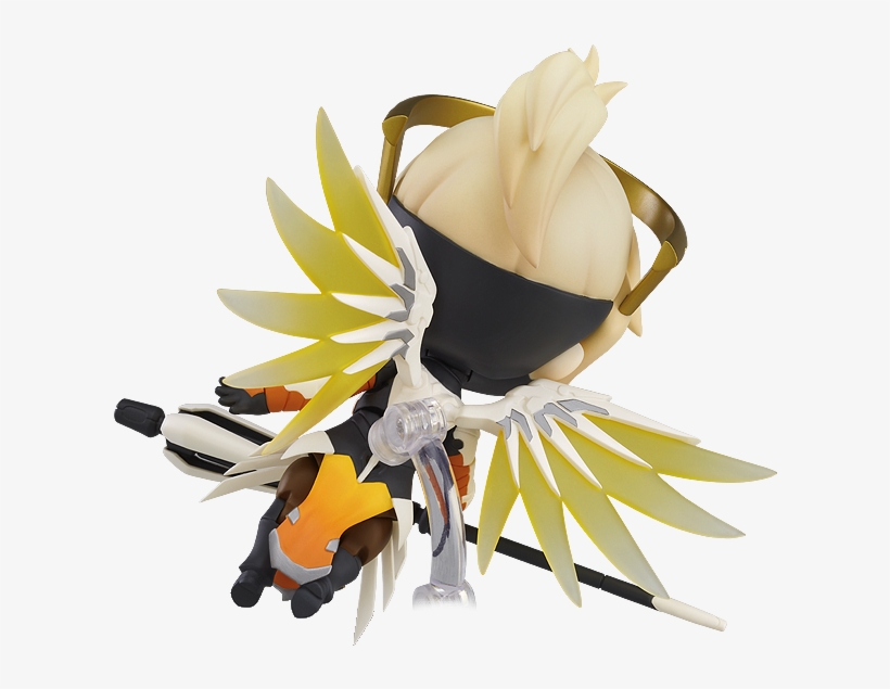 Support Has Arrived - Overwatch Mercy Classic Skin Edition Nendoroid Action, transparent png #4997687