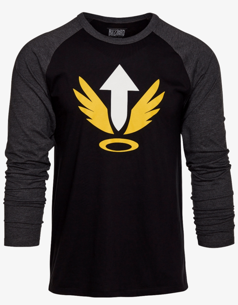 Overwatch Mercy Raglan Shirt - Mercy Rez Symbol, transparent png #4997844