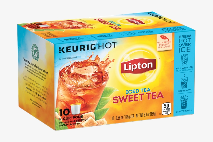 Lipton Lemon Iced Tea K Cup, transparent png #4998954